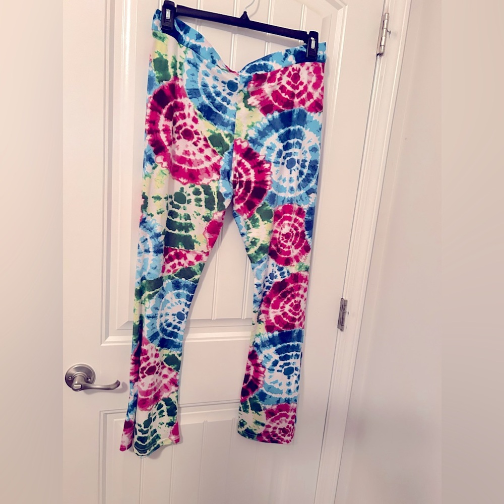 Tie die leggings size 3xl